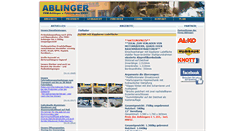 Desktop Screenshot of anhaenger-ablinger.at